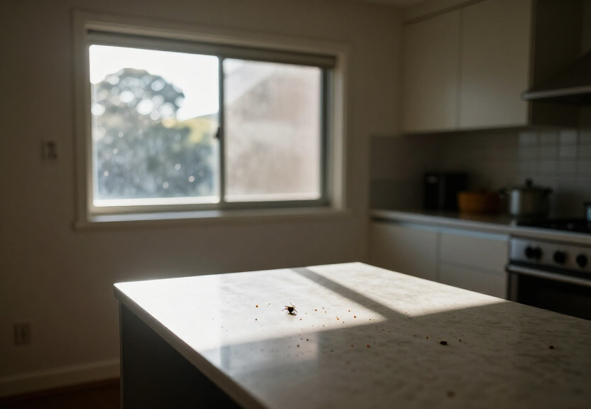 Ants nesting in wall cavity of Claymore property