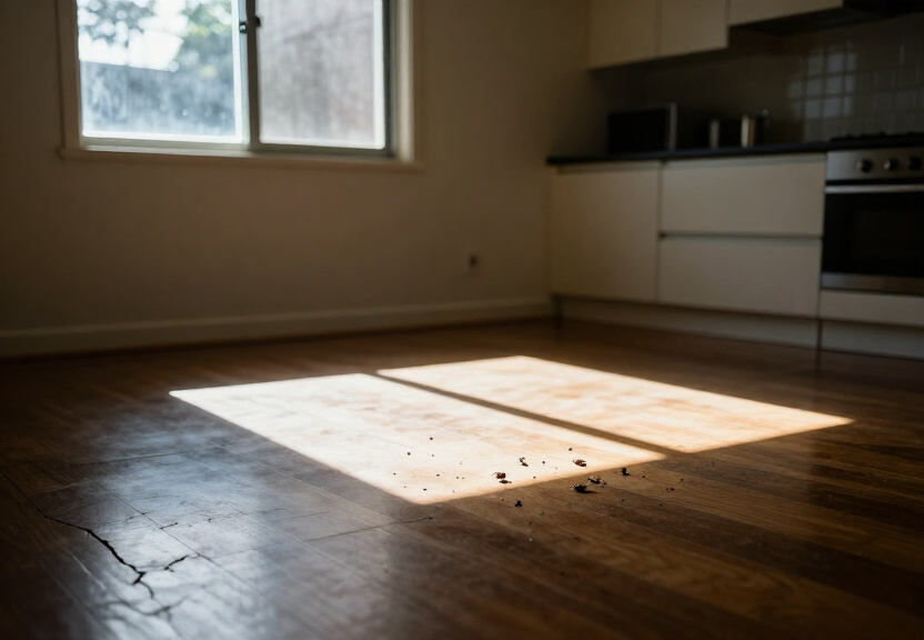 Ant trail in a Claymore living room before treatment